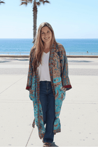 Vintage Long Silk mix robe - Gawjus