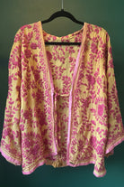 Vintage Phulkari Short - Pink and Beige - Gawjus