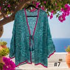 Vintage Phulkari Short Robe - Gawjus