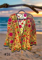 Vintage Phulkari Short Robe - Gawjus