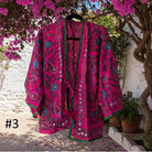 Vintage Phulkari Short Robe - Gawjus