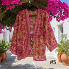 Vintage Phulkari Short Robe - Gawjus