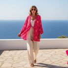 Vintage Phulkari Short Robe - Gawjus