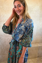 Wrap Robe - Blue - Gawjus