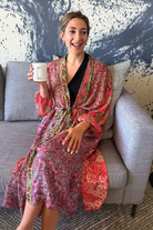 Wrap Robe - Red - Gawjus