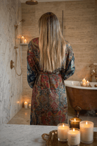 Wrap Robe - Red and Green - Gawjus